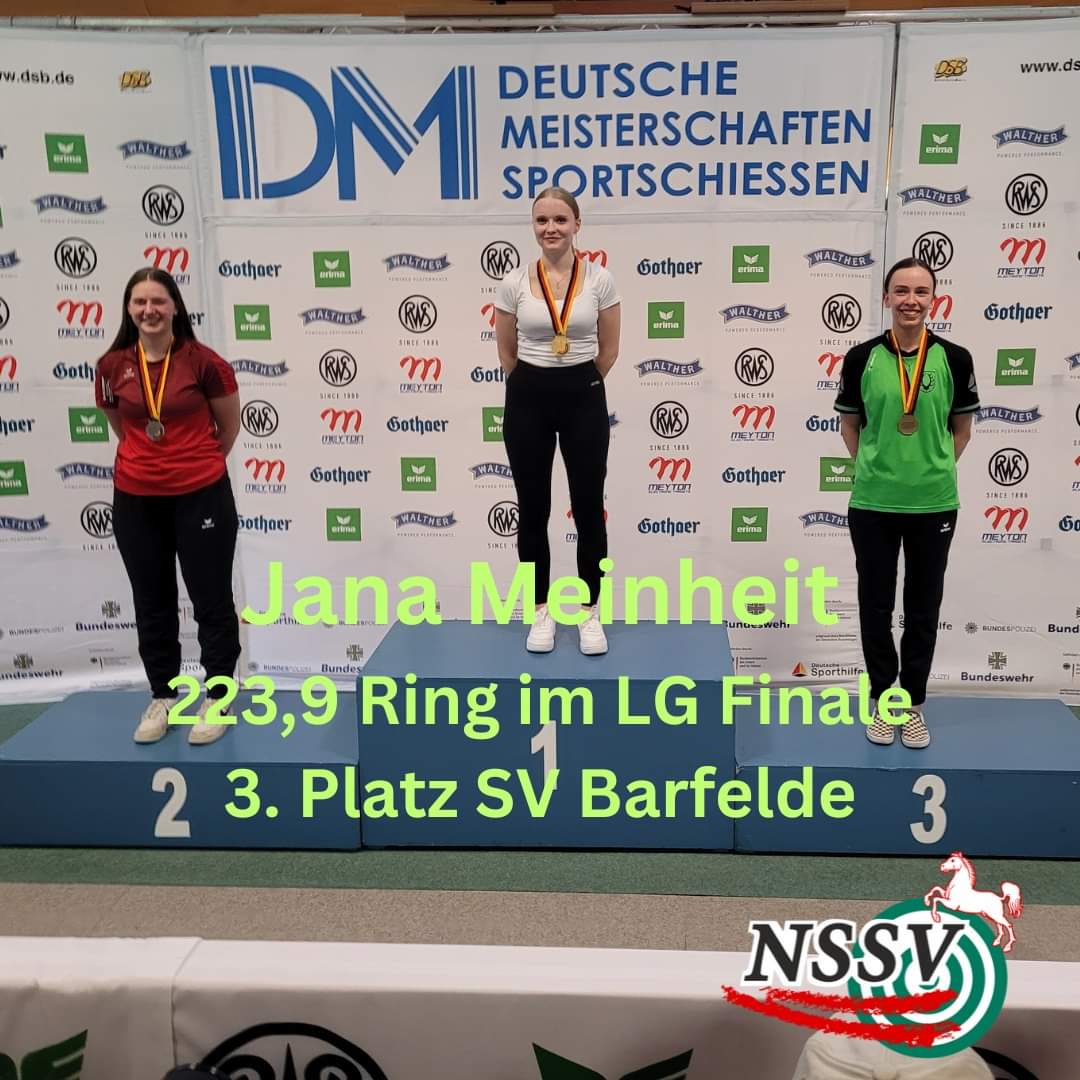 Jana Meinheit gewinnt Bronze