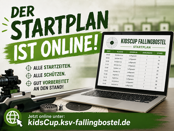 Startplan KidsCup-Finale online!